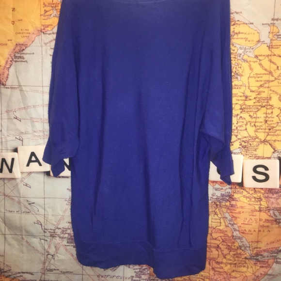 💙$7 SWEATER! NY & Company Royal Blue Sweater - Picture 3 of 3
